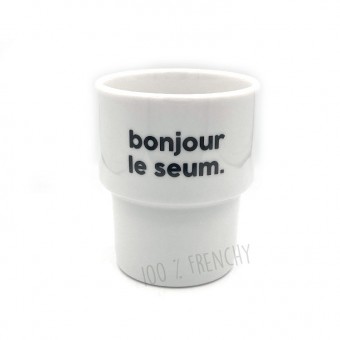 Bonjour Le seum ceramic...