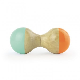 Wooden maracas baby rattle...