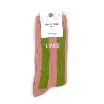 Lover's striped socks, also...