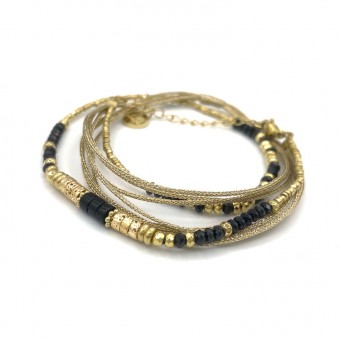 Bracelet double tour doré...