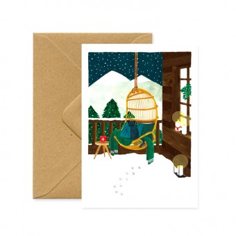 Postcard Christmas Chalet...