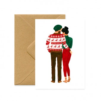 Christmas love postcard All...