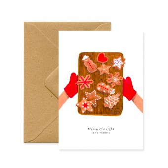 Christmas cookies card All...