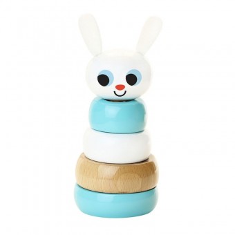 Stacking wooden toy, Lapin...