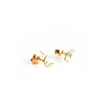 Handmade earrings France, gold-plated, silver-plated, studs, sleepers...
