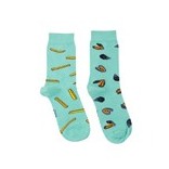 Illustrated socks made in France with offbeat, trashy humor Coucou Suzette